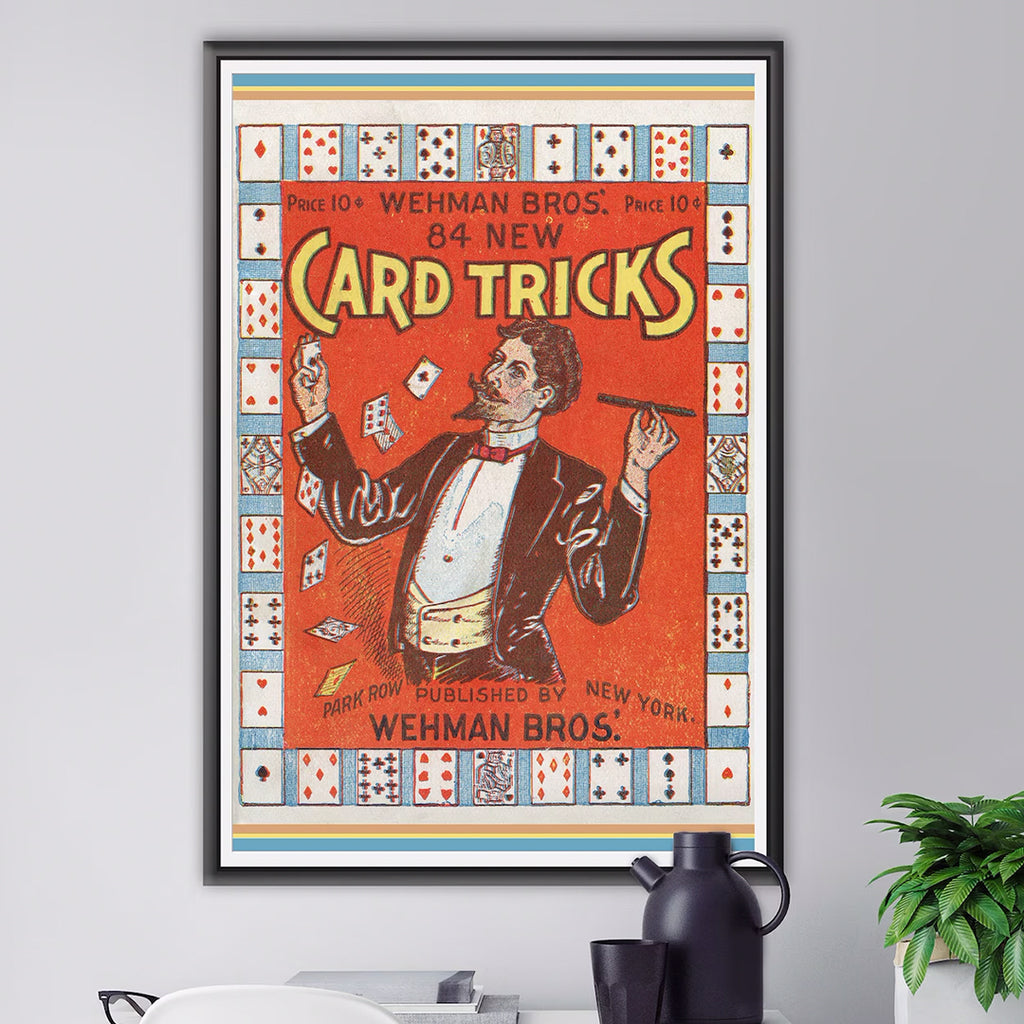 Card Tricks Vintage Poster 24x36"