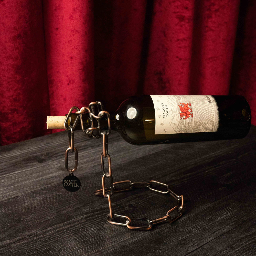 Chainlink Floating Wine Holder